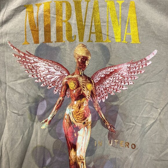 Nirvana In Utero Double Sided Tshirt size medium - Picture 2 of 6